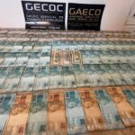 R$ 429 mil apreendidos pelo GAECO e GECOC na Operação Buraco Sem Fim em Campo Grande MS